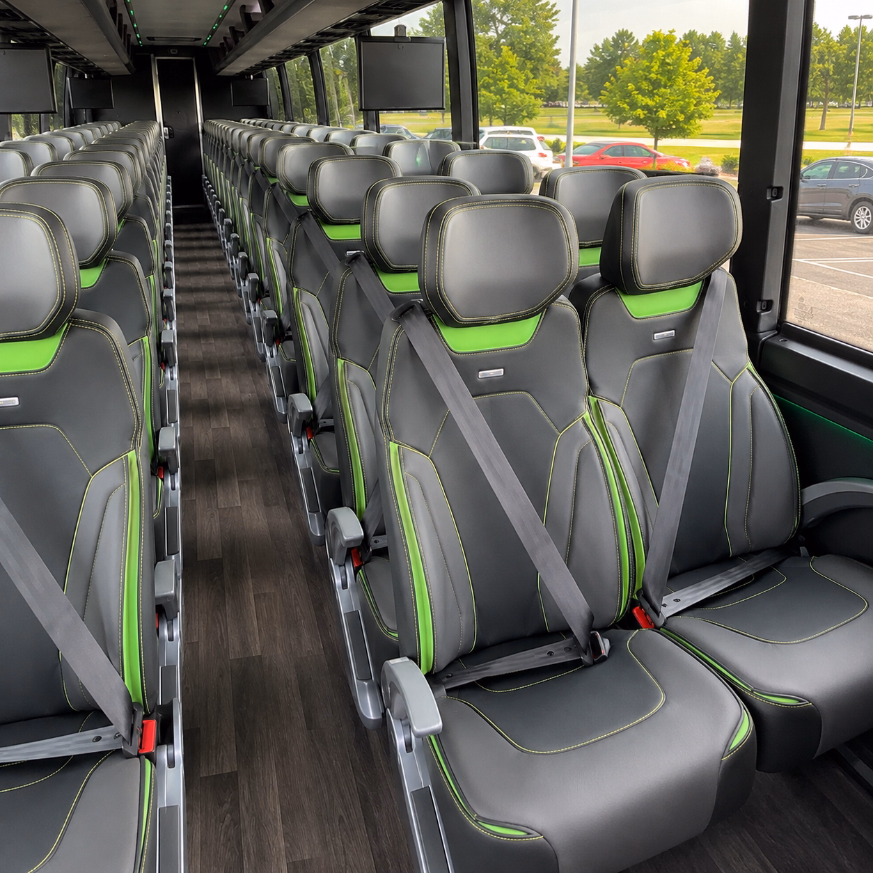 in sterling heights corporate group travel runs smoother on a charter bus